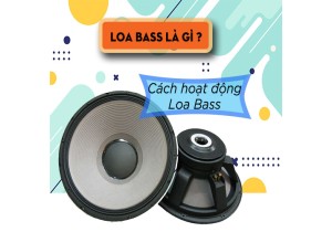 Loa Bass là gì? tìm hiểu hoạt động loa Bass