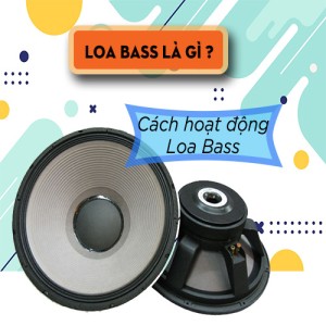 Loa Bass là gì? tìm hiểu hoạt động loa Bass