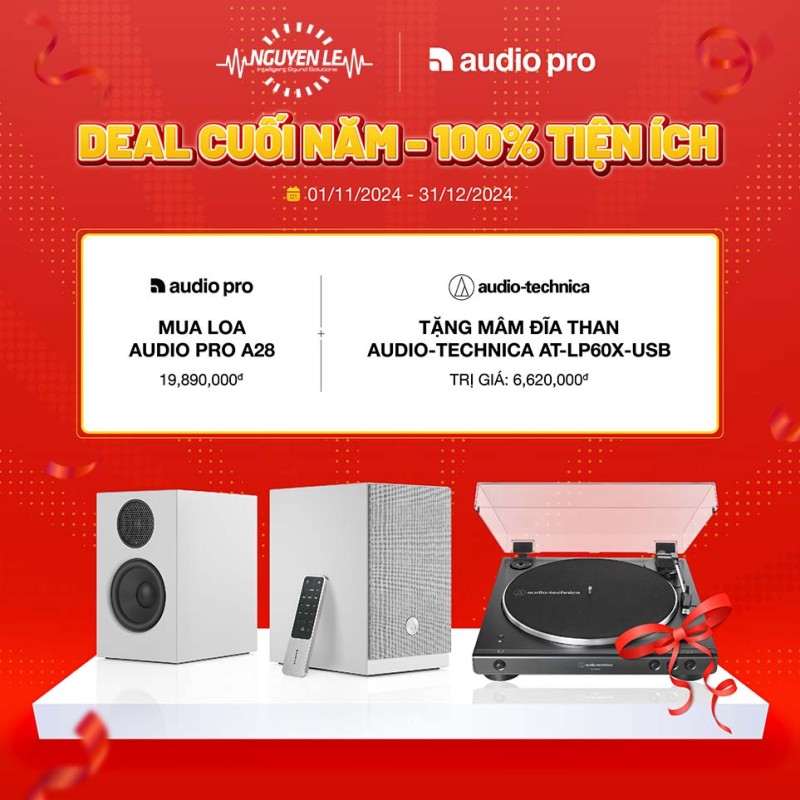 Loa Bookshelf Audio Pro A28 Hiện Đại