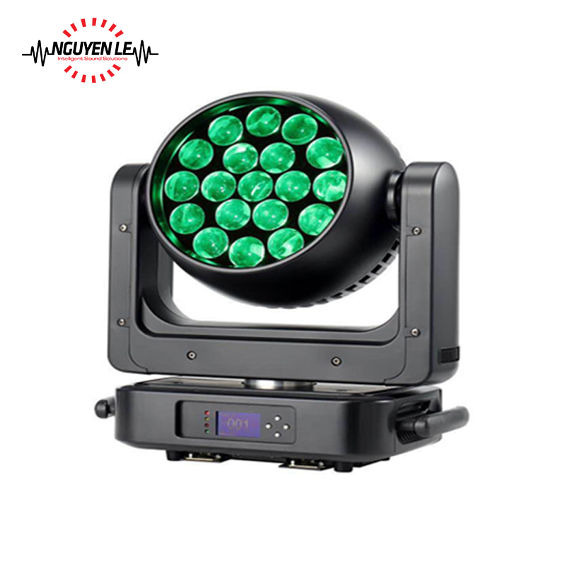 Đèn Moving Head Led 19x25W RGBW 4in1 Zoom