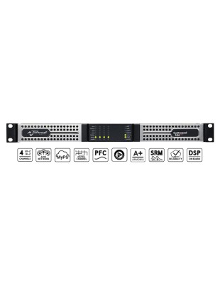 Cục Đẩy Công Suất  4 Kênh Powersoft Quattrocanali 2404 DSP+D