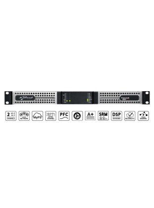 Cục Đẩy Công Suất  2 kênh Powersoft Duecanali 4804 DSP+