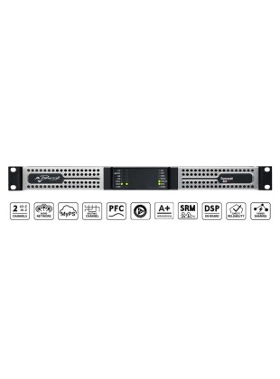 Cục Đẩy Công Suất  2 Kênh Powersoft Duecanali 804 DSP