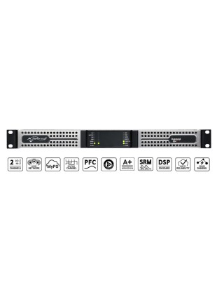 Cục Đẩy Công Suất  2 Kênh Powersoft Duecanali 804 DSP+