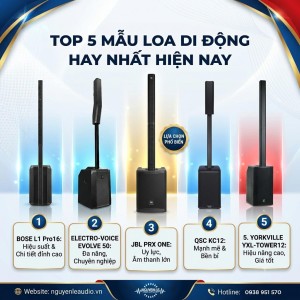 Top 5 Loa Cột Di Động Tốt Nhất 2026: Được Lựa Chọn Nhiề