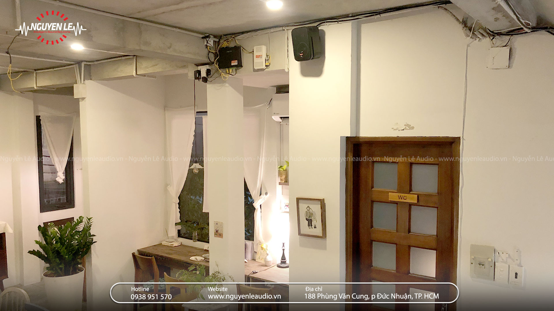 Âm thanh cho từng khu vực được điều chỉnh âm  lượng độc lập