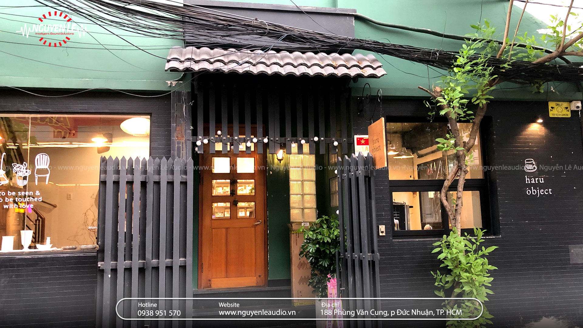 hệ thống âm thanh F&B Cafe Gốm Sứ Haru Object