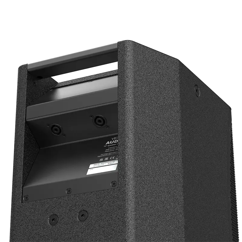 Cổng kết Speakon tiêu chuẩn trên loa Audac Vexo 110