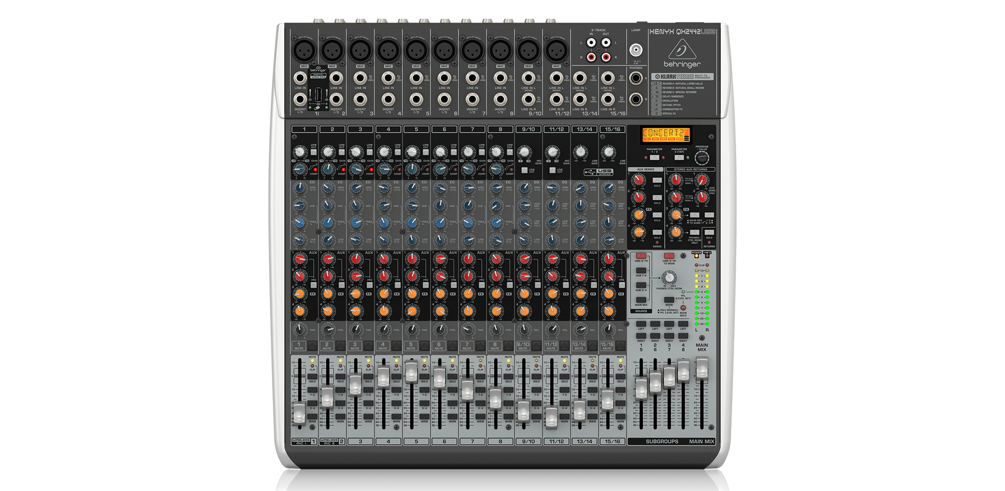 Mixer Behringer QX2442USB Chính Hãng