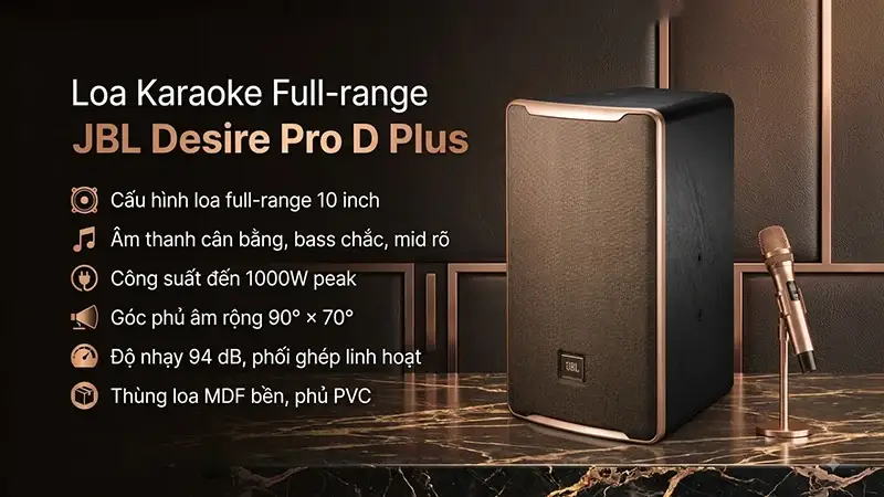 Loa Karaoke JBL D Plus Chính Hãng