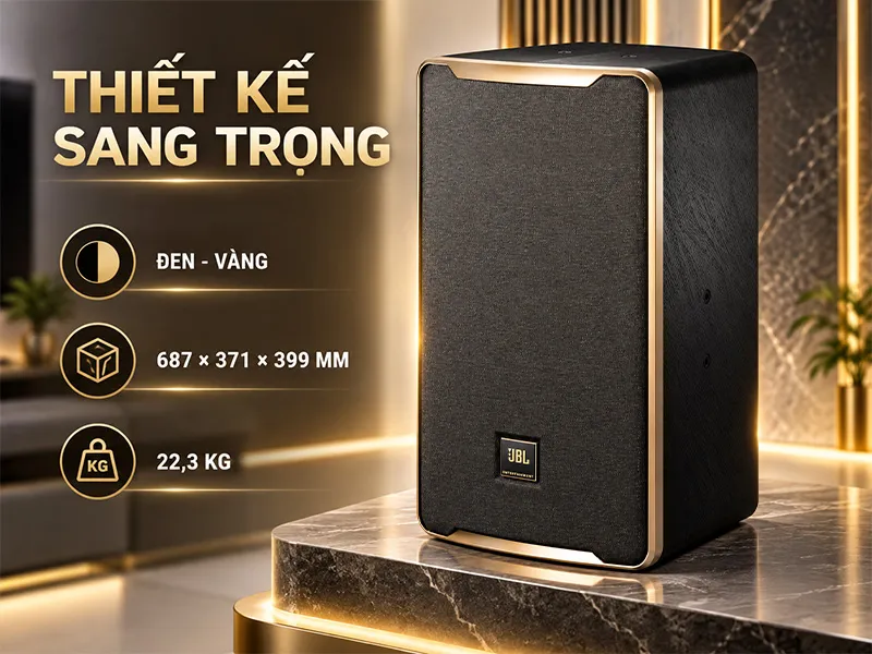 Loa Karaoke JBL D Ultra Thiết kế hoàn thiện cao cấp