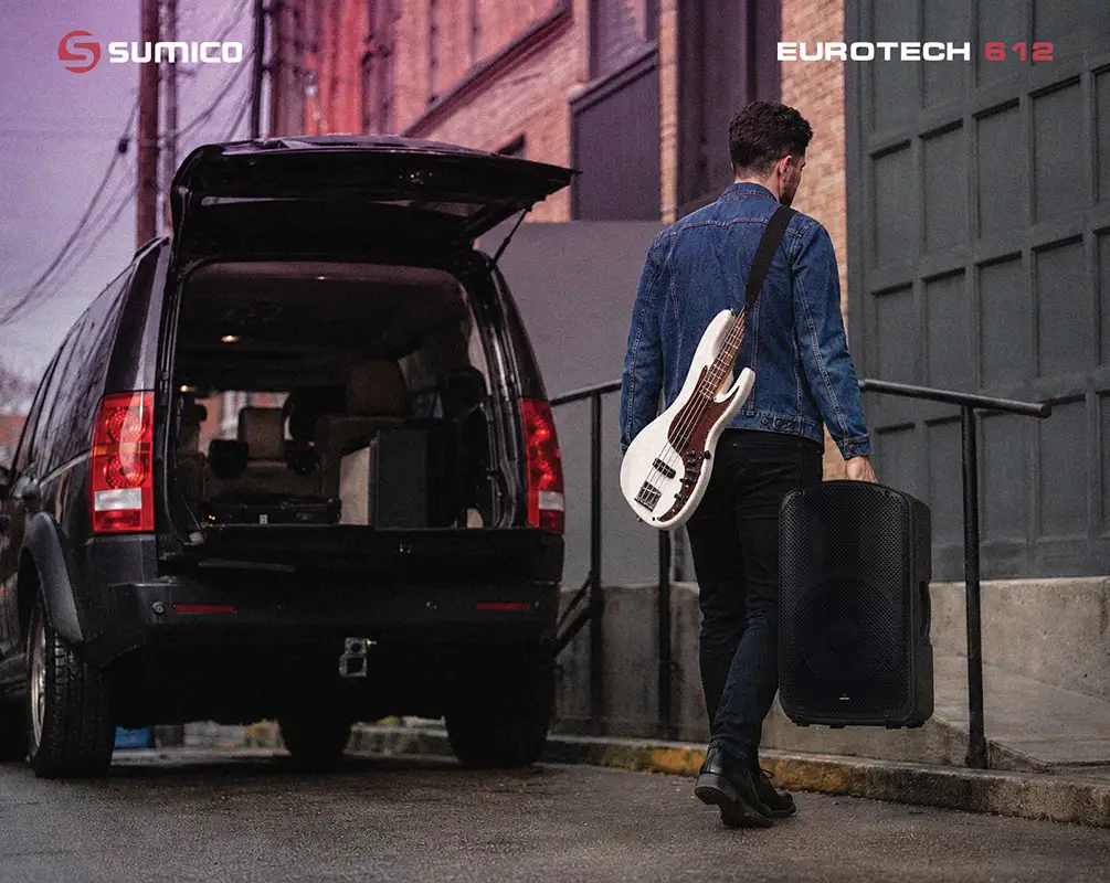 loa Sumico Eurotech 612 dễ dàng vận chuyển